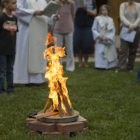 Easter Vigil Fire
